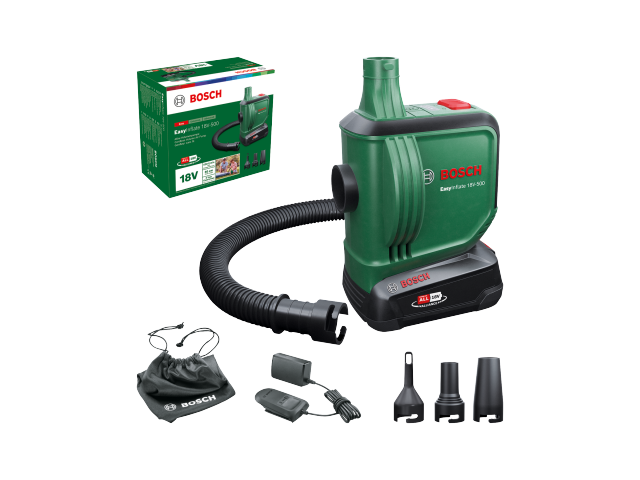 Akumulatorska zračna tlačilka  Bosch z visokim pretokom EasyInflate 18V-500, 0603947201